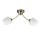 Lampadario a plafone ZINA 2xE27/40W/230V ottone/bianco