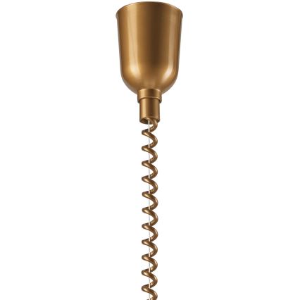 Lampadario a scomparsa CHIARA 1xE27/60W/230V beige/faggio