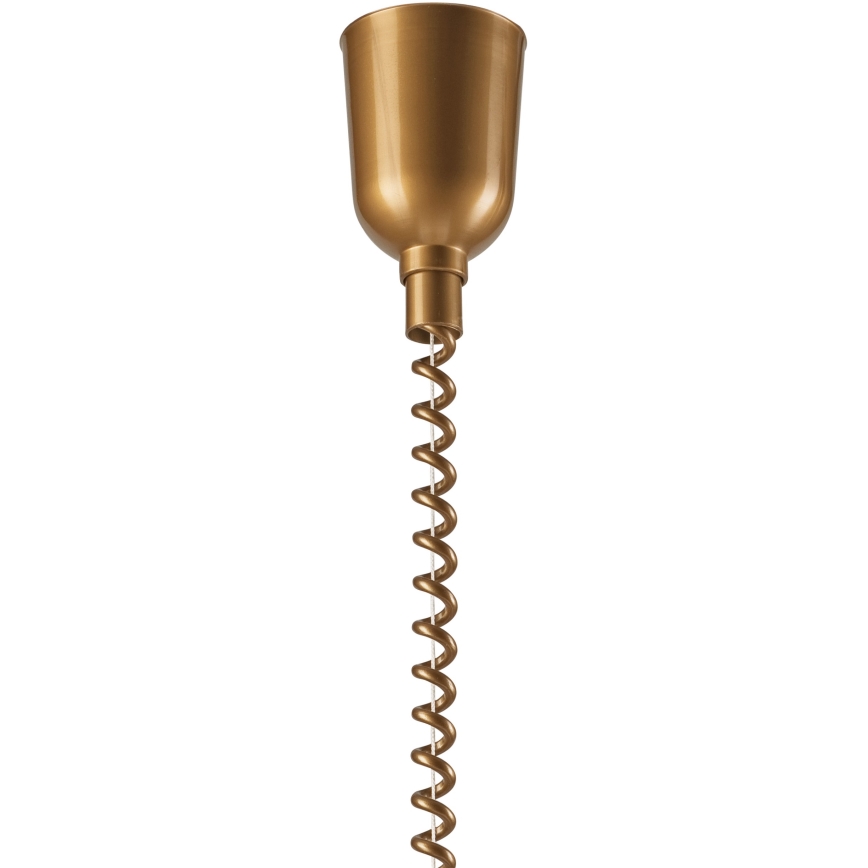 Lampadario a scomparsa CHIARA 1xE27/60W/230V marrone/rovere