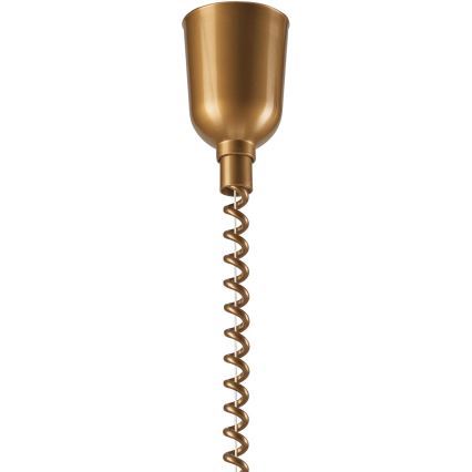Lampadario a scomparsa CHIARA 1xE27/60W/230V marrone scuro/faggio