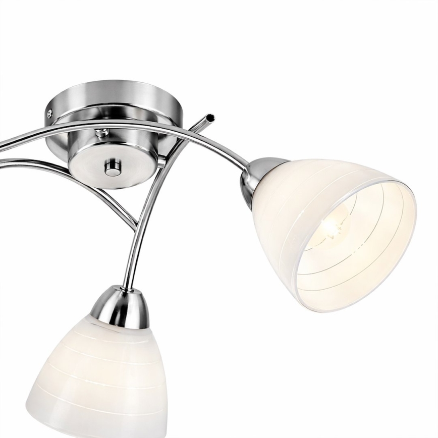 Lampadario a soffitto CLARA 3xE27/15W/230V cromo lucido
