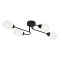 Lampadario a soffitto KING 4xE27/15W/230V nero