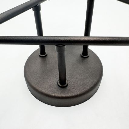 Lampadario a soffitto MALENA 3xE14/5W/230V marrone/beige fumé