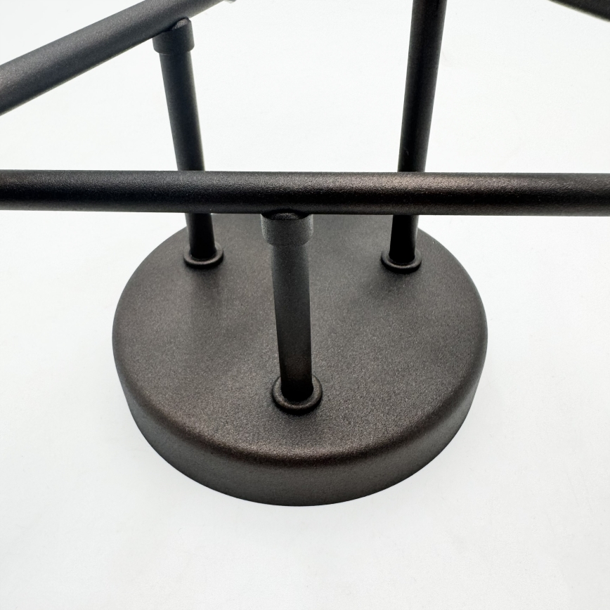 Lampadario a soffitto MALENA 3xE14/5W/230V marrone/beige fumé