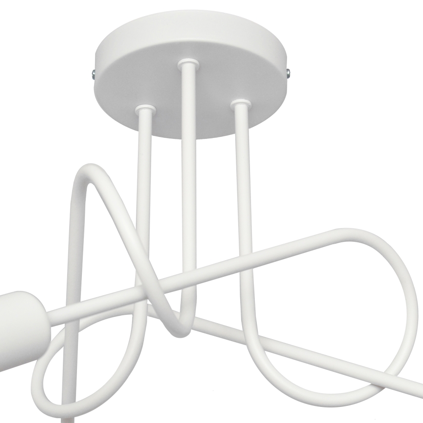 Lampadario a plafone per bambini OXFORD 3xE27/15W/230V bianco