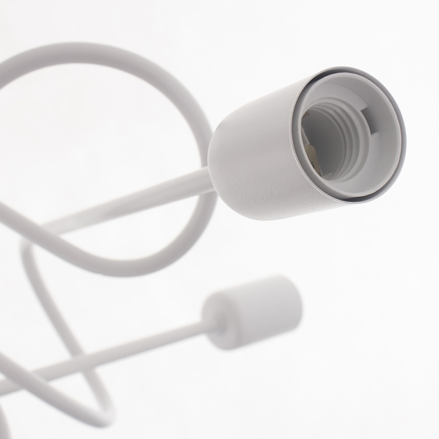 Lampadario a plafone per bambini OXFORD 3xE27/15W/230V bianco