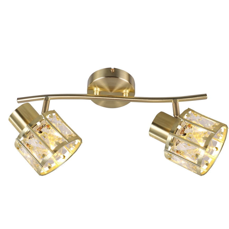 Lampadario a soffitto ZAHARA 2xE27/10W/230V dorato