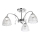 Lampadario a sospensione 3xE27/60W/230V cromo luminoso