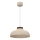 Lampadario a sospensione a filo BASCA 1xE27/15W/230V beige/marrone