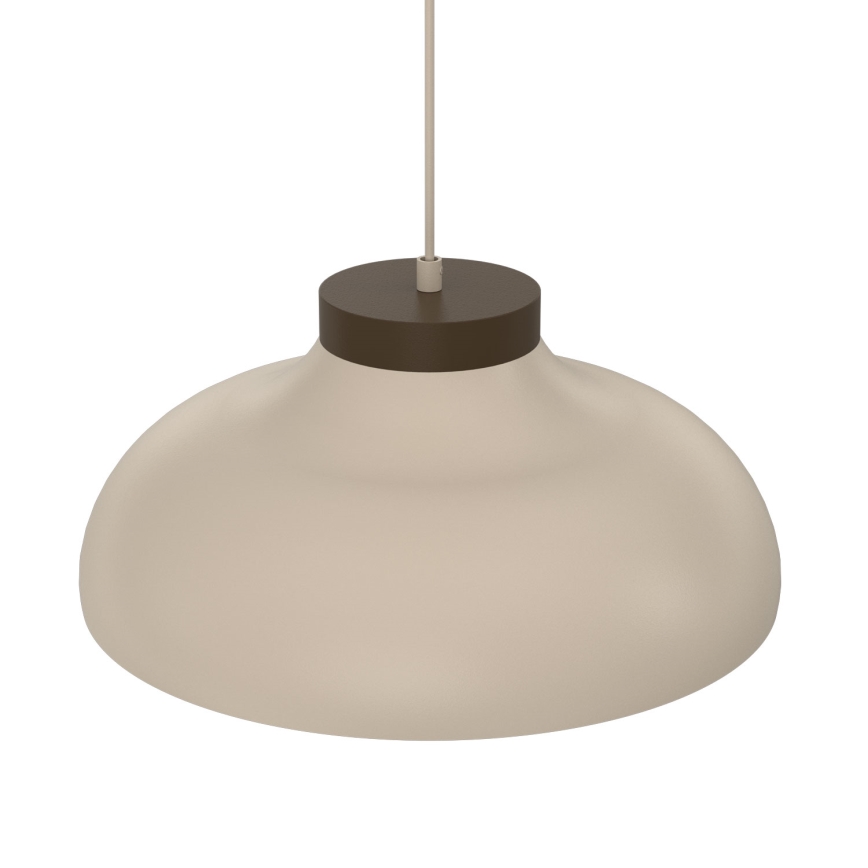 Lampadario a sospensione a filo BASCA 1xE27/15W/230V beige/marrone