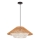 Lampadario a sospensione AFRICA 1xE27/40W/230V diam. 50 cm marrone/crema