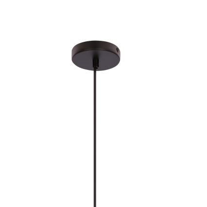 Lampadario a sospensione AFRICA 1xE27/40W/230V diametro 40 cm marrone/crema