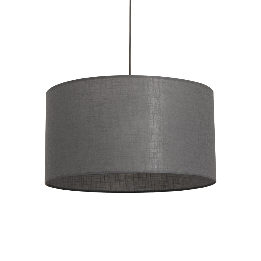 Lampadario a sospensione ALBA con cavo 1xE27/15W/230V Ø 40 cm grigio