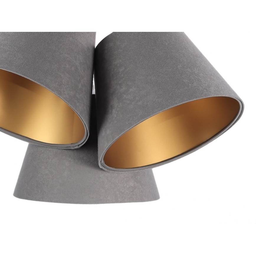 Lampadario a sospensione con filo AMBROSIA 3XE27/60W/230V
