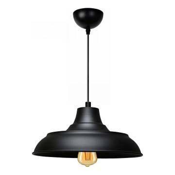 Lampadario a sospensione AYD 1xE27/40W/230V nero
