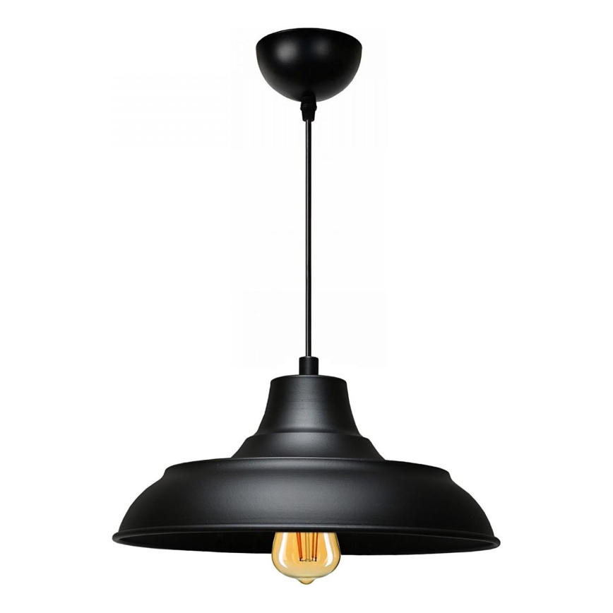 Lampadario a sospensione AYD 1xE27/40W/230V nero