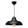 Lampadario a sospensione AYD 1xE27/40W/230V nero