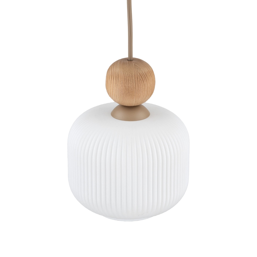 Lampadario a sospensione BALLO 1xE14/10W/230V beige