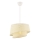 Lampadario a sospensione BARETTE 1xE27/60W/230V color crema