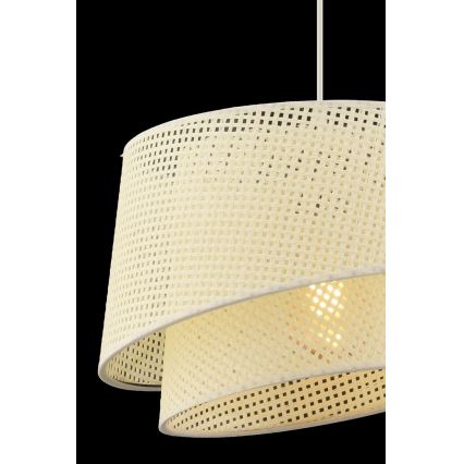 Lampadario a sospensione BARETTE 1xE27/60W/230V color crema