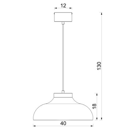Lampadario a sospensione BASCA su cavo 1xE27/15W/230V, beige