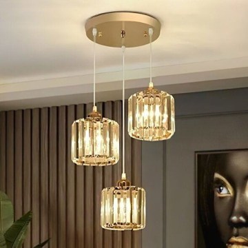 Lampadario a sospensione BELLA 3xE27/40W/230V oro