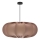 Lampadario a sospensione CAFEE 1xE27/40W/230V diametro 52 cm marrone