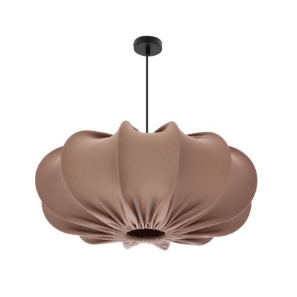 Lampadario a sospensione CAFEE 1xE27/40W/230V diametro 52 cm marrone
