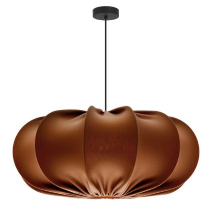 Lampadario a sospensione CAFEE 1xE27/40W/230V diametro 52 cm marrone