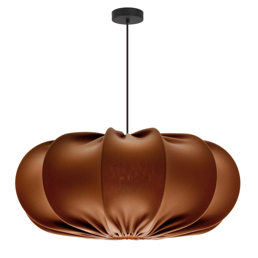 Lampadario a sospensione CAFEE 1xE27/40W/230V diametro 52 cm marrone