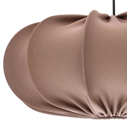 Lampadario a sospensione CAFEE 1xE27/40W/230V diametro 52 cm marrone
