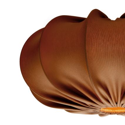 Lampadario a sospensione CAFEE 1xE27/40W/230V diametro 52 cm marrone