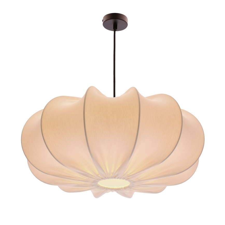 Lampadario a sospensione CAFEE 1xE27/40W/230V Ø 52 cm bianco