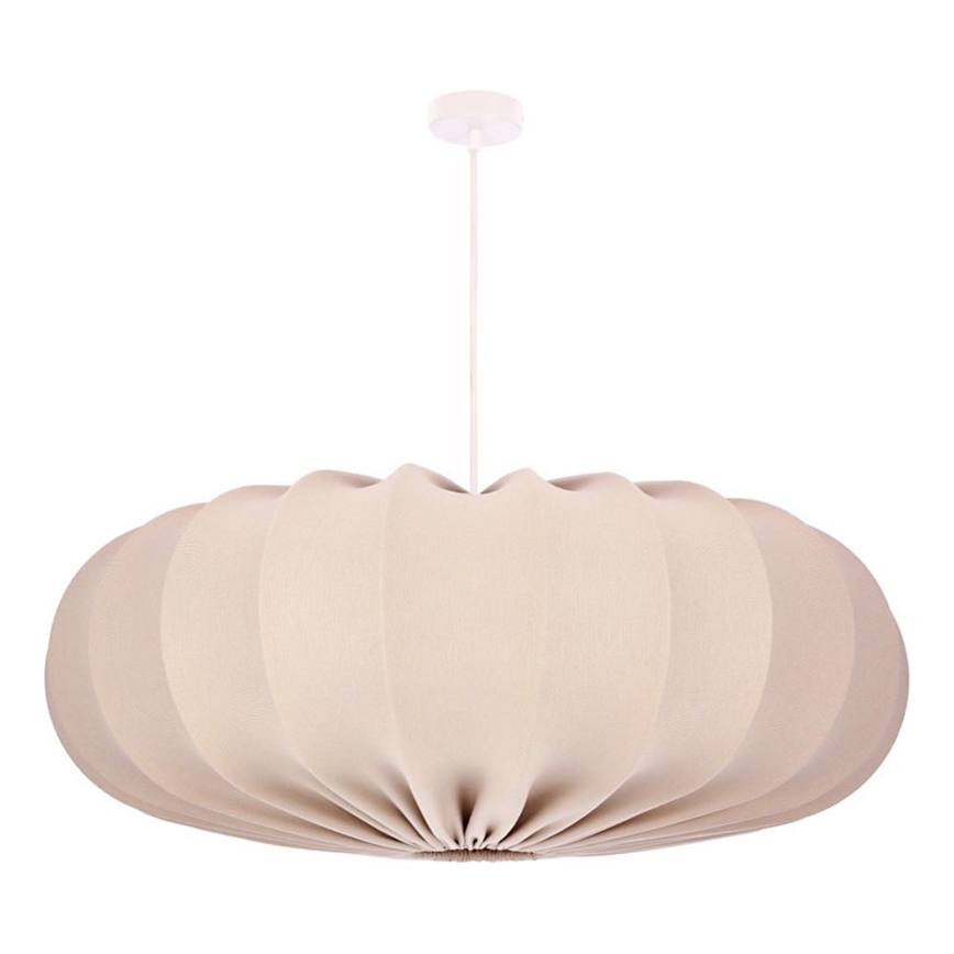 Lampadario a sospensione CAFEE 1xE27/40W/230V Ø 66 cm beige