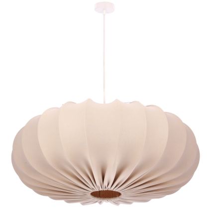 Lampadario a sospensione CAFEE 1xE27/40W/230V Ø 66 cm beige