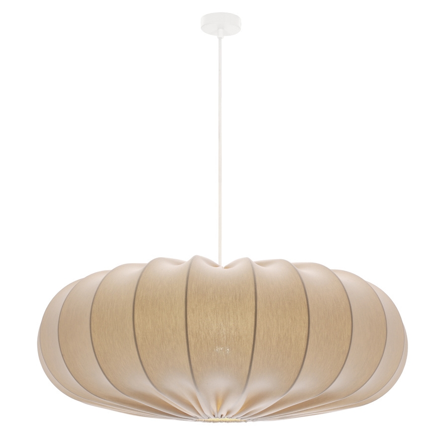 Lampadario a sospensione CAFEE 1xE27/40W/230V Ø 66 cm beige