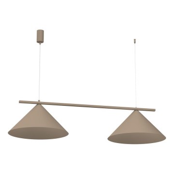 Lampadario a sospensione CAPITAL 2xGX53/15W/230V beige
