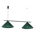 Lampadario a sospensione CAPITAL 2xGX53/15W/230V verde