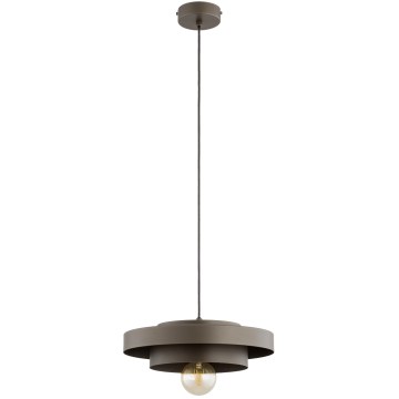 Lampadario a sospensione CEROTI con cavo 1xE27/15W/230V, marrone