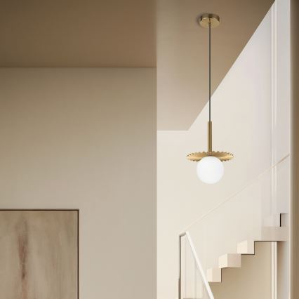 Lampadario a sospensione CHITA 1xG9/5W/230V oro