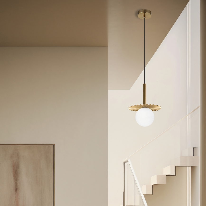 Lampadario a sospensione CHITA 1xG9/5W/230V oro