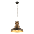 Lampadario a sospensione con catena 1xE27/40W/230V bronzo