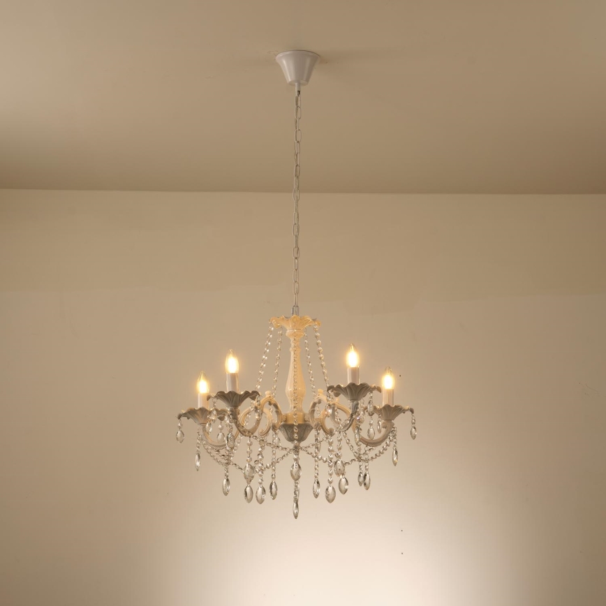 Lampadario a sospensione con catena 5xE14/15W/230V