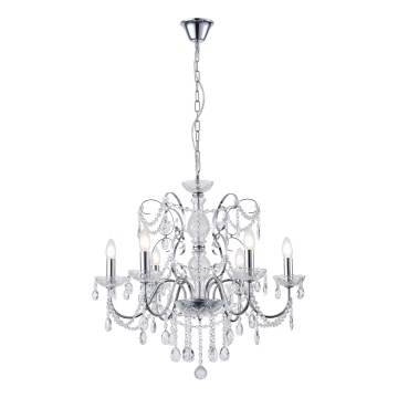 Lampadario a sospensione con catena 6xE14/15W/230V