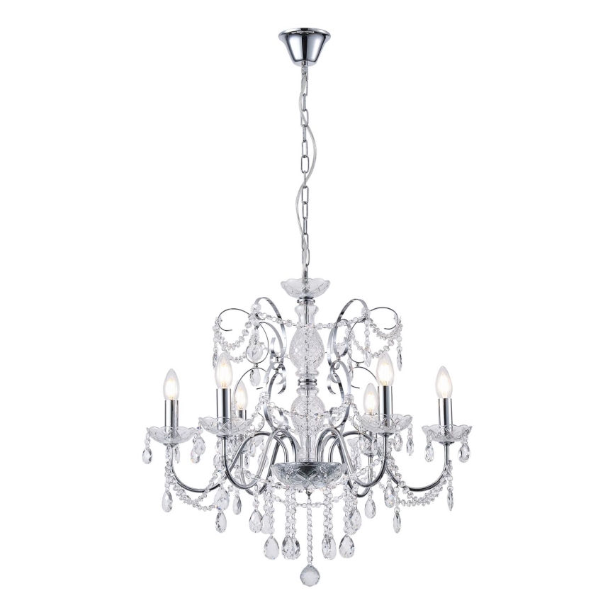 Lampadario a sospensione con catena 6xE14/15W/230V