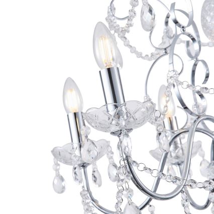 Lampadario a sospensione con catena 6xE14/15W/230V