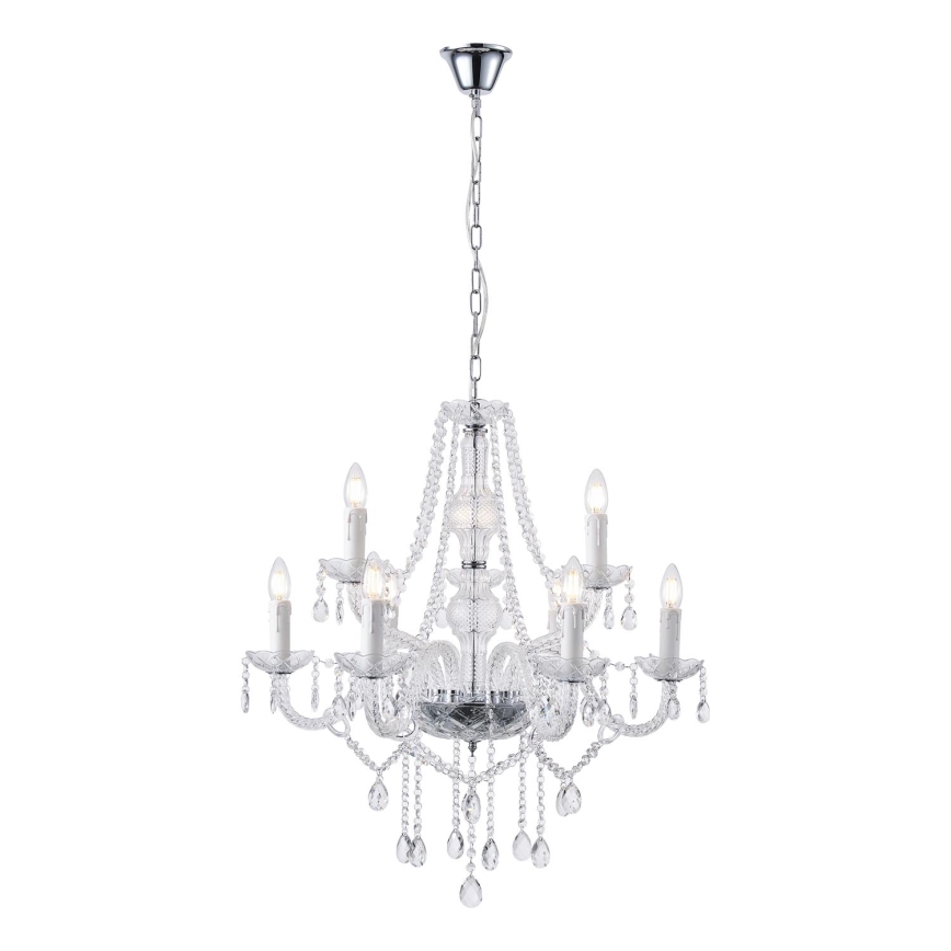 Lampadario a sospensione con catena 9xE14/15W/230V