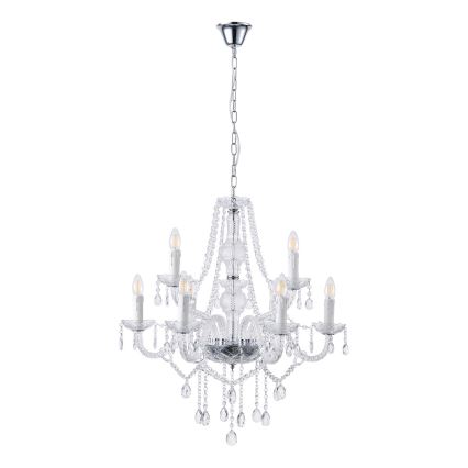 Lampadario a sospensione con catena 9xE14/15W/230V