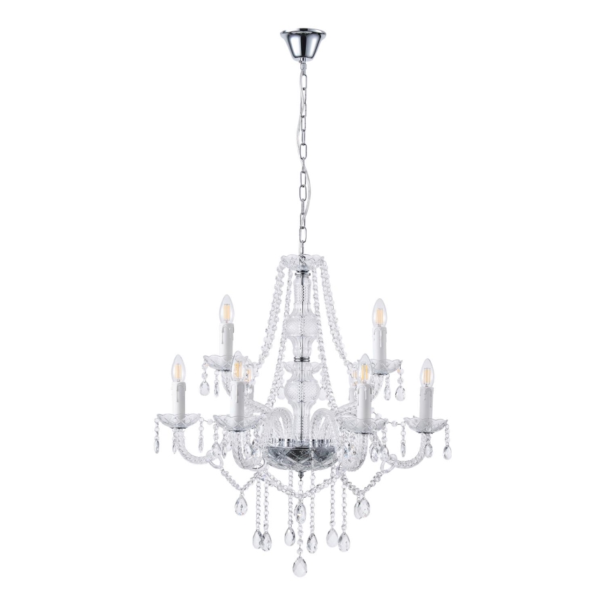 Lampadario a sospensione con catena 9xE14/15W/230V