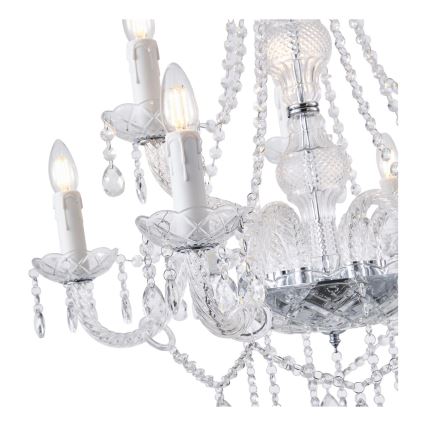 Lampadario a sospensione con catena 9xE14/15W/230V